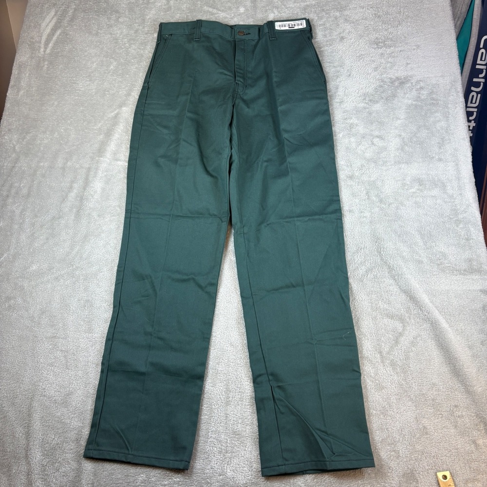 Workrite Pants Men 34X34 UltraSoft Flame Resistant HRC 2 Green FR Workwear